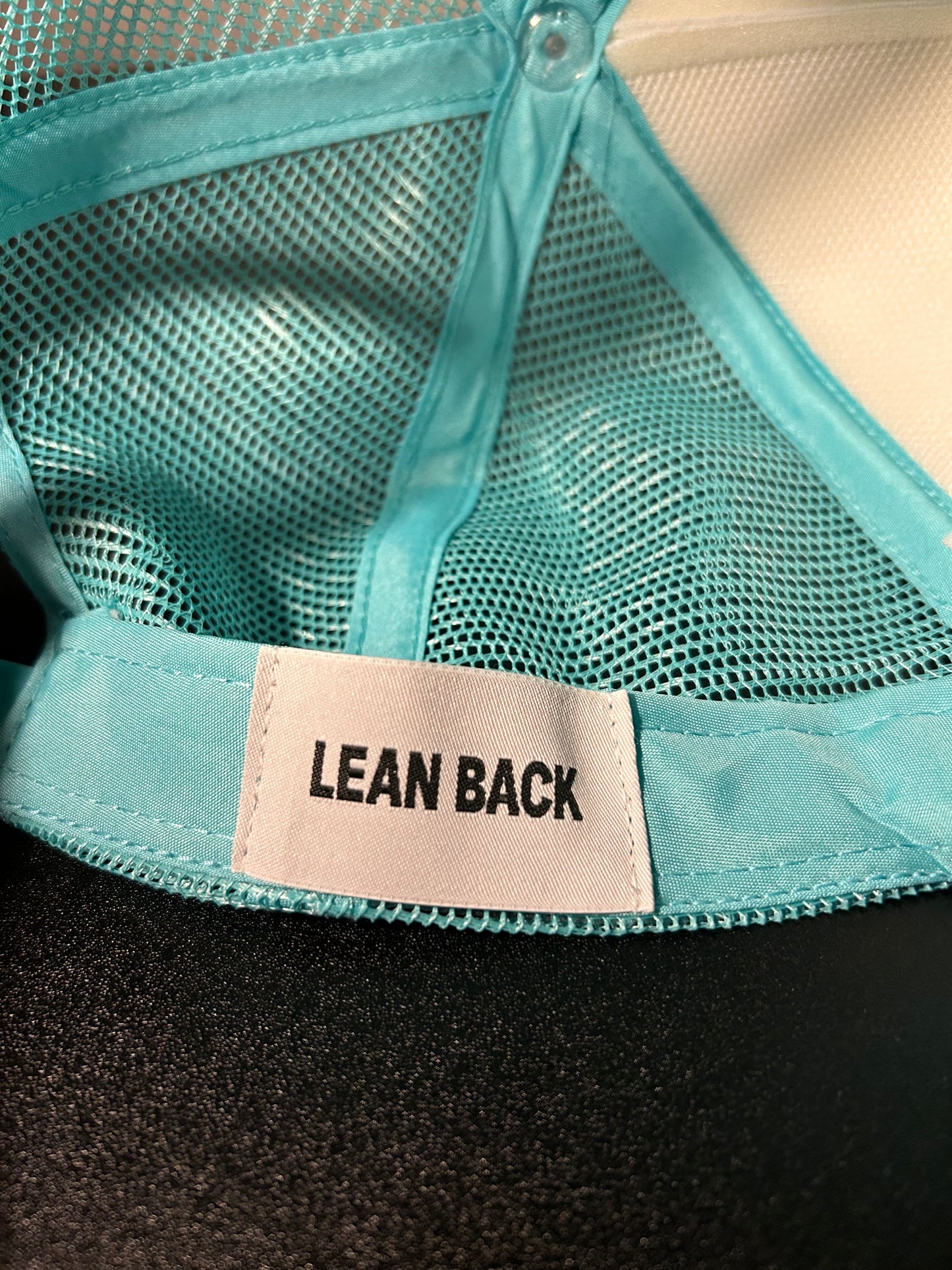 LEAN BACK CAP AQUA